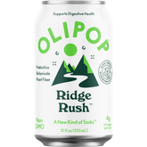 Olipop Ridge Rush Prebiotic Soda 355ml can 12-Pack - soda